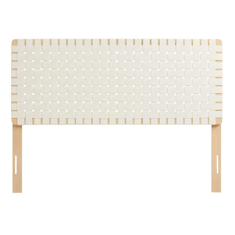 Sparta Weave Full Vegan Leather Headboard