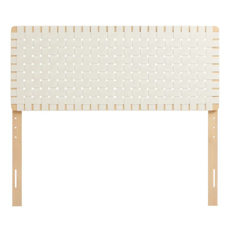 Sparta Weave Full Vegan Leather Headboard