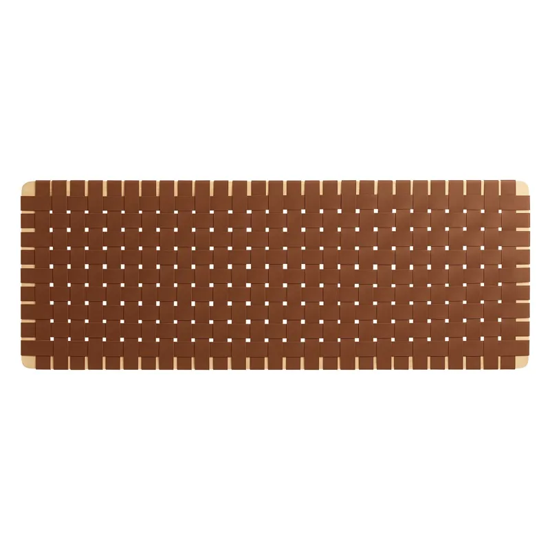 Sparta Weave Wall-Mount Queen Vegan Leather Headboard