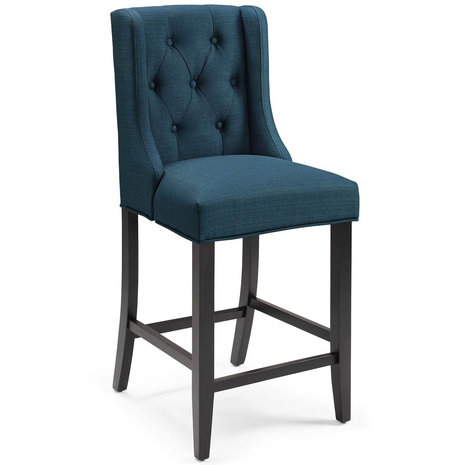 Counter Bar Stool Upholstered Fabric Set of 2 EEI4020AZU by Modway at Tomlinson Furniture