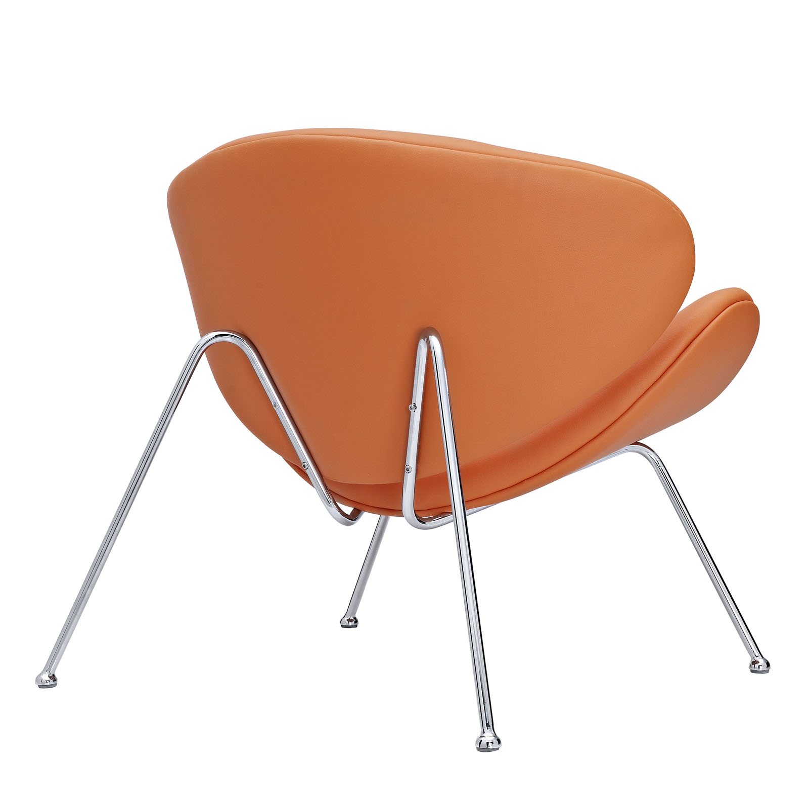 Nutshell Upholstered Vinyl Lounge Chair Eei 809 Ora By Modway At Tomlinson Furniture