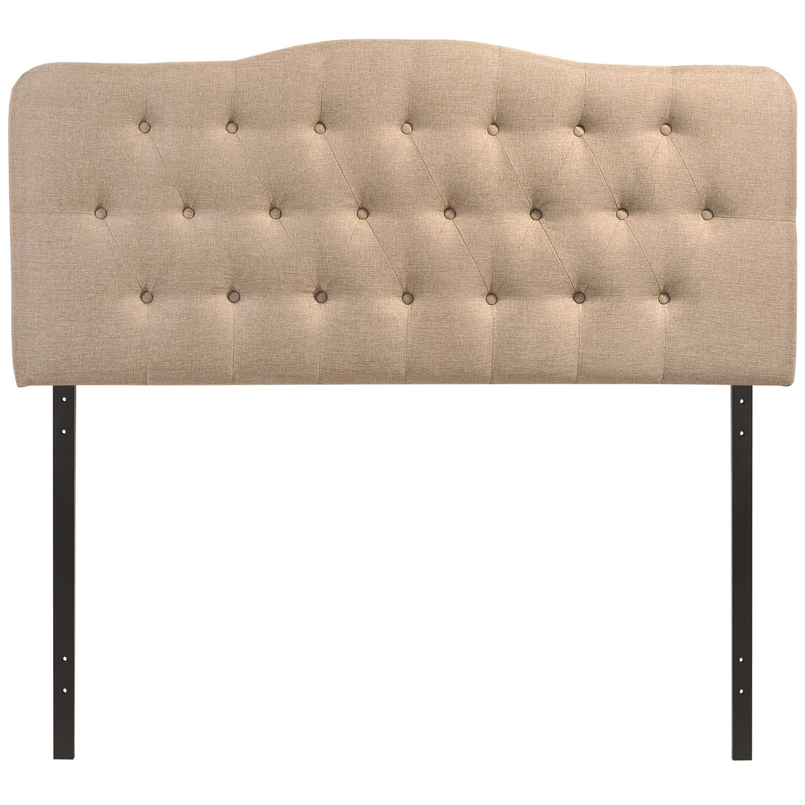 Annabel Full Upholstered Fabric Headboard MOD5156BEI by Modway at