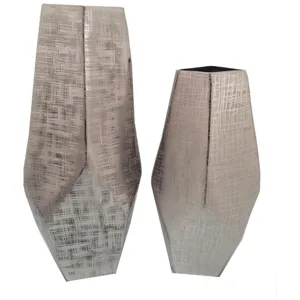 Phase Vase Small Silver