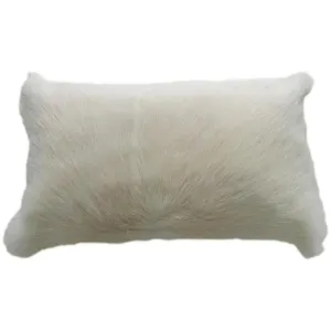 Goat Fur Bolster - Natural