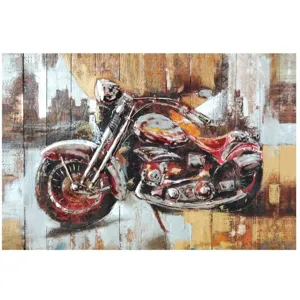 Motorcycle City Wall Décor