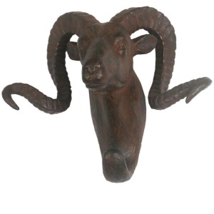 Goat Wall Décor Black