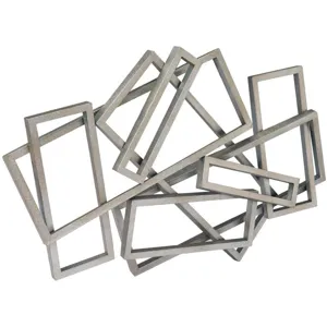 Metal Rectangles Wall Décor