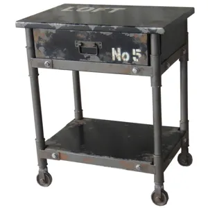 Soho 1 Drawer Cabinet Black