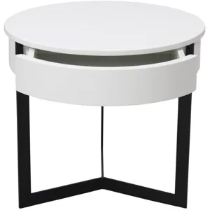 Croy End Table White