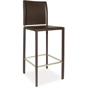 Stallo Bar Stool Dark Brown