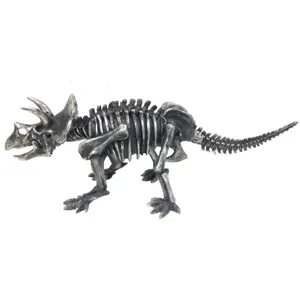 Triceratops Sculpture Silver