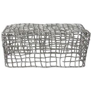 Cage Bench Silver