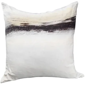 Fog Velvet Cushion W/ Feather Insert