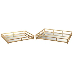 Grid Tray Rectangle Set of 2