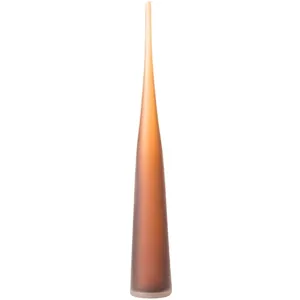 Flute Vase Small Amber