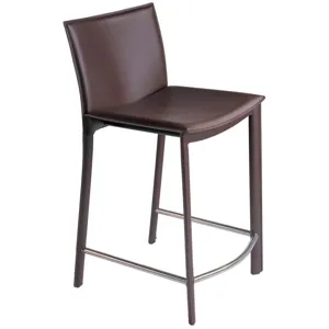 Panca Counter Stool 25.5" Dark Brown