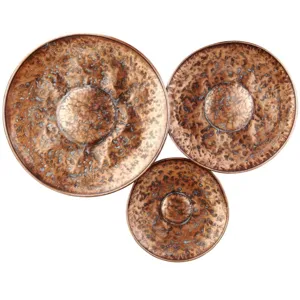 Bronze Disc Wall Décor Large