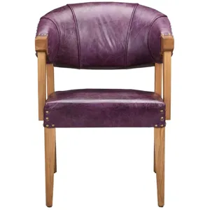 Theodore Club Chair Purple