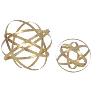 Gold Sphere Set Of 2