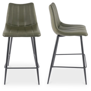 Alibi Counter Stool, Dark Green