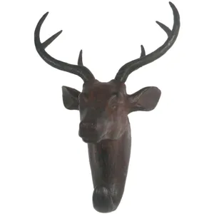 Deer Wall D&eacute;cor Black