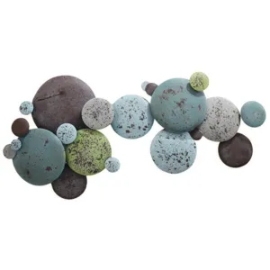 Earth Tone Metal Circles