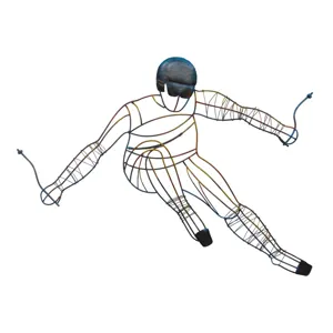 Study in Skiing Wall Decor