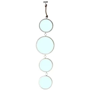 Mirrored Circles Silver-M2