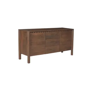 Wiley 3 Drawer Sideboard Vintage Brown