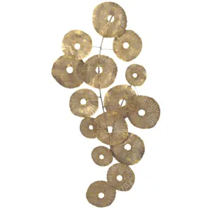 Small Circles Wall Décor Gold