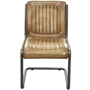 Carl Leather Side Chair