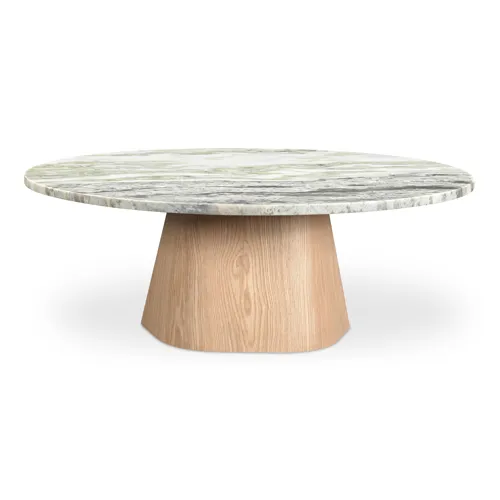 Evelyn Coffee Table Green Onyx Marble