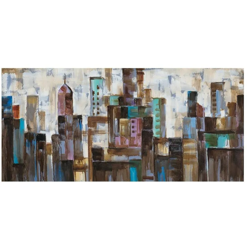 Pastel City Wall DÃ©cor