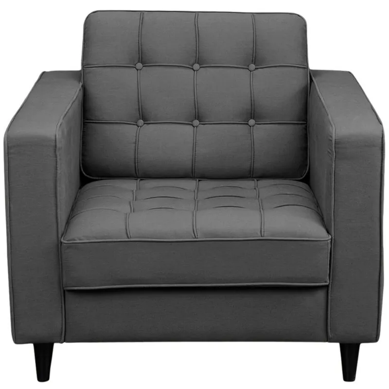 Romano Club Chair Dark Grey