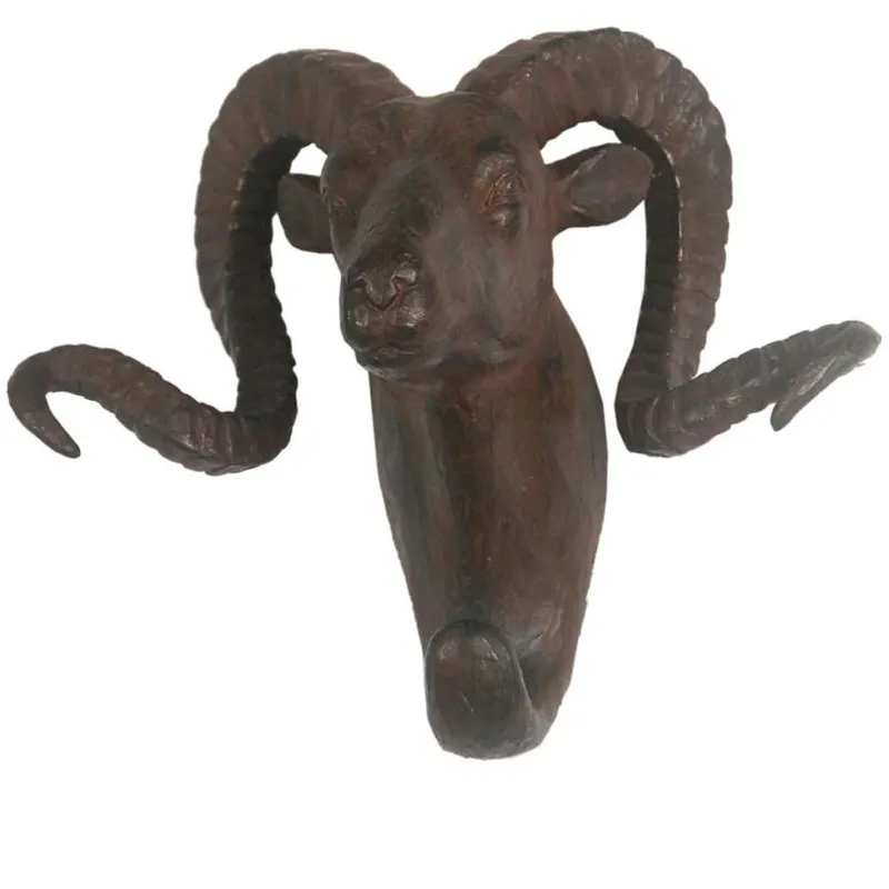 Goat Wall DÃ©cor Black