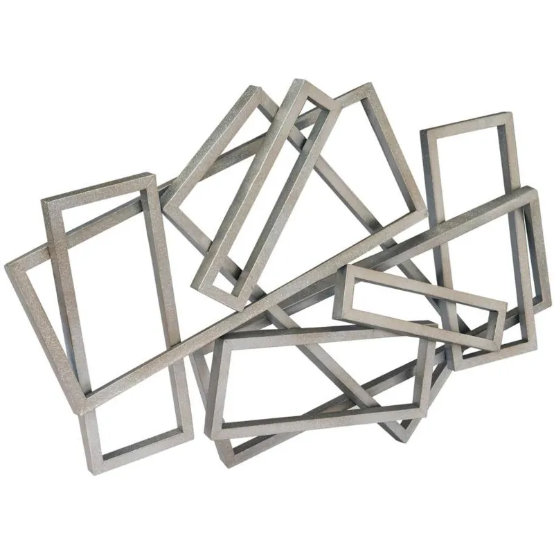 Metal Rectangles Wall DÃ©cor