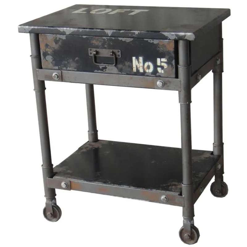 Soho 1 Drawer Cabinet Black