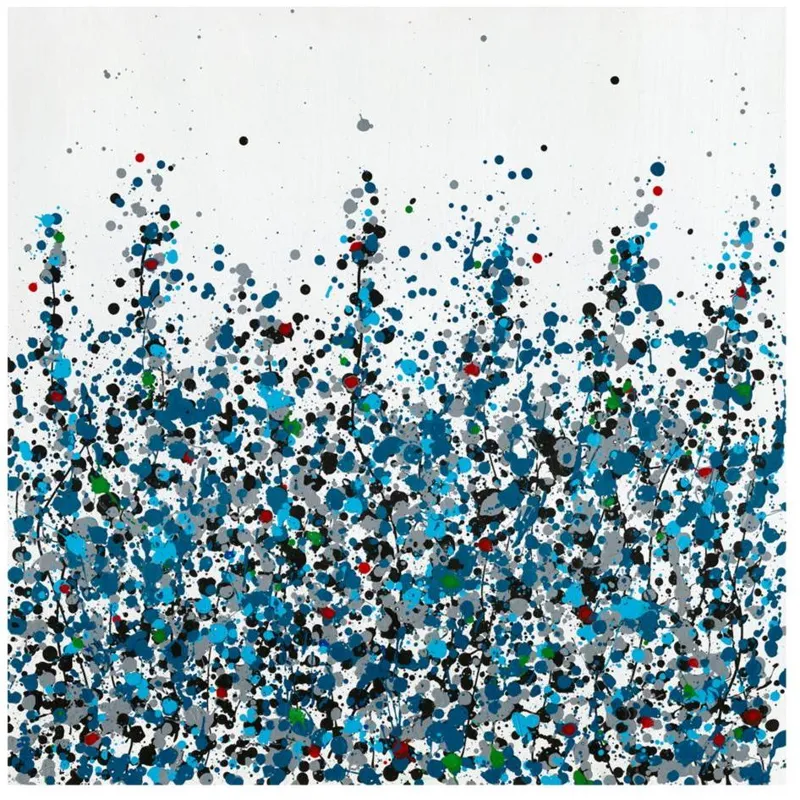 Blue Speckle Wall DÃ©cor