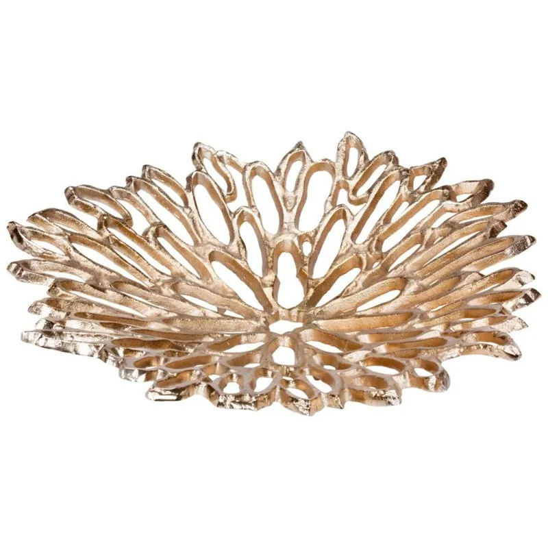 Chrysanthemum Platter Small Silver
