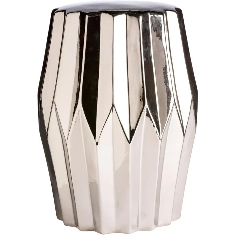 Column Stool Silver
