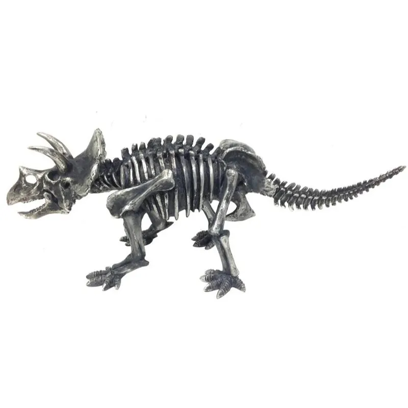 Triceratops Sculpture Silver