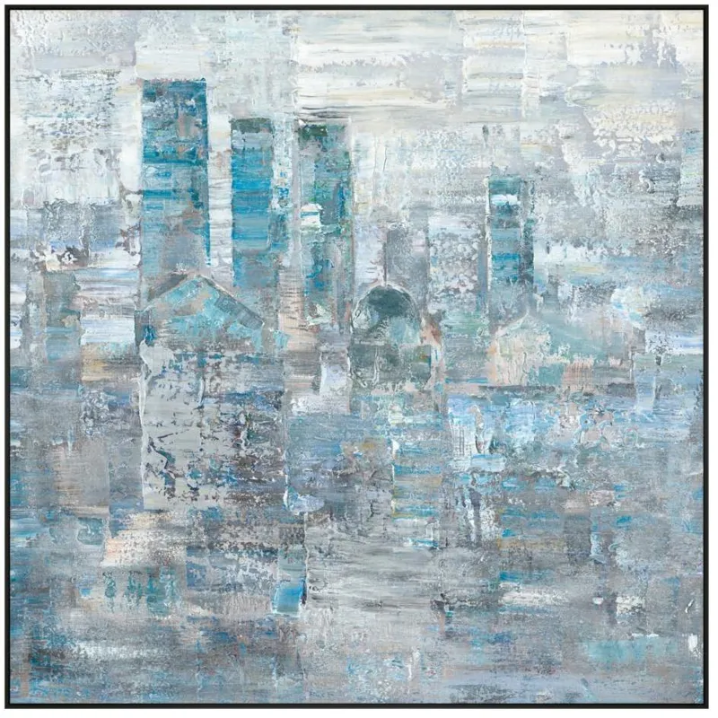 Faded City Wall DÃ©cor