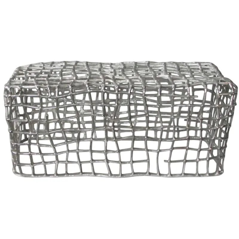 Cage Bench Silver