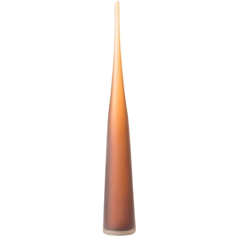 Flute Vase Small Amber