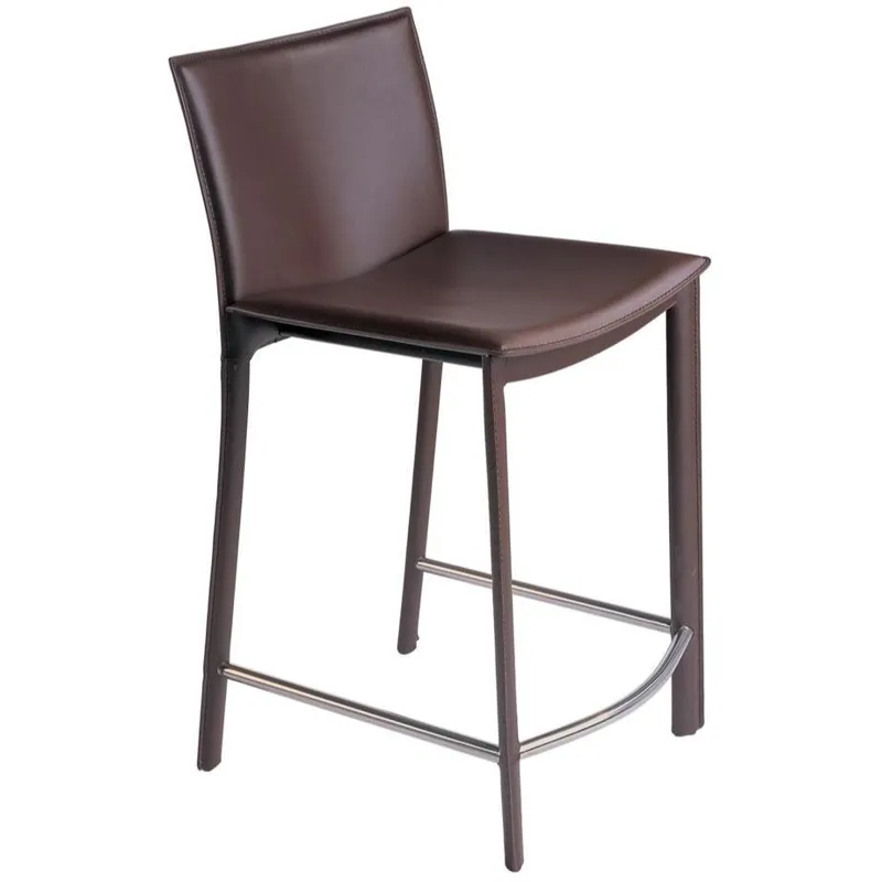 Panca Counter Stool 25.5" Dark Brown