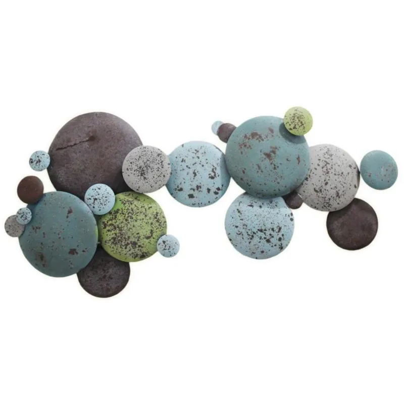 Earth Tone Metal Circles