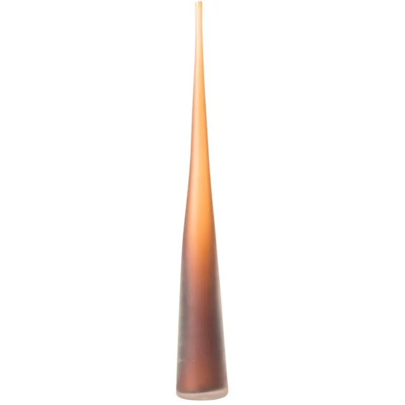 Flute Vase Large Amber