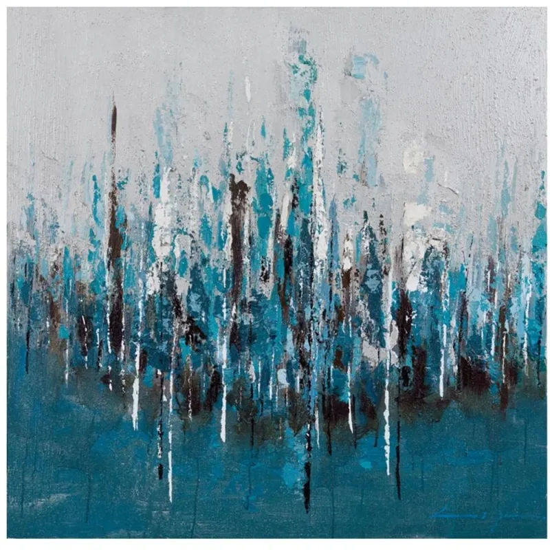 Blue Wash Wall DÃ©cor