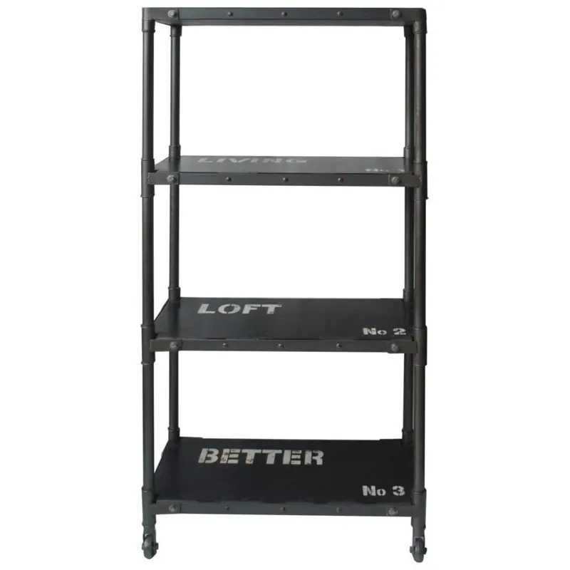 Soho 4 Level Shelf Black