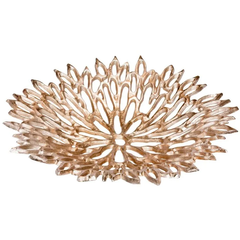 Chrysanthemum Platter Large Silver